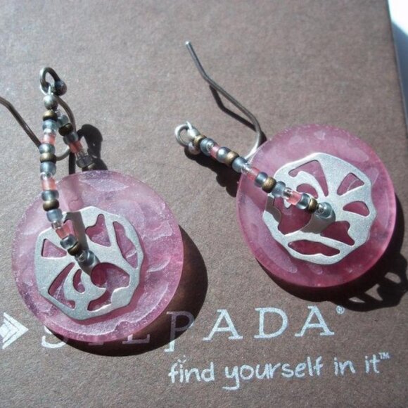 W2238 Silpada Sterling Silver VIGNETTA Earrings - Picture 1 of 2